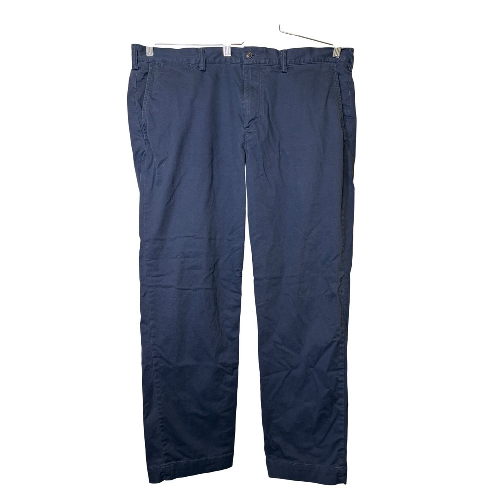 Polo Ralph Lauren Chino Men Navy Stretch Straight Fit Pants 40/32 Twill The Polo